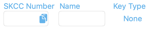 SKCC information paste button